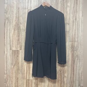 Reformation Otessa Black Mini Dress